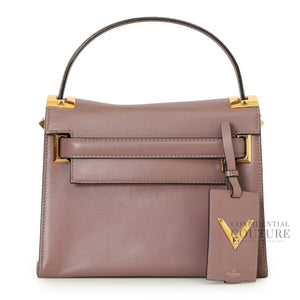 Garavani My Rockstud Leather Top Handle Bag