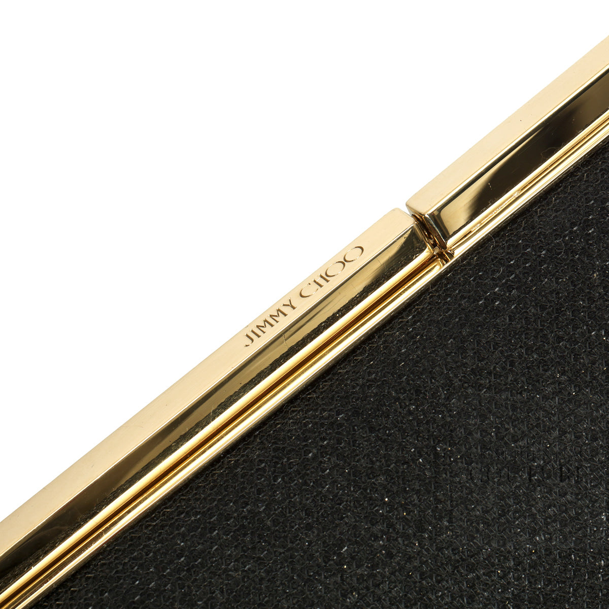Black Fabric Evening Clutch