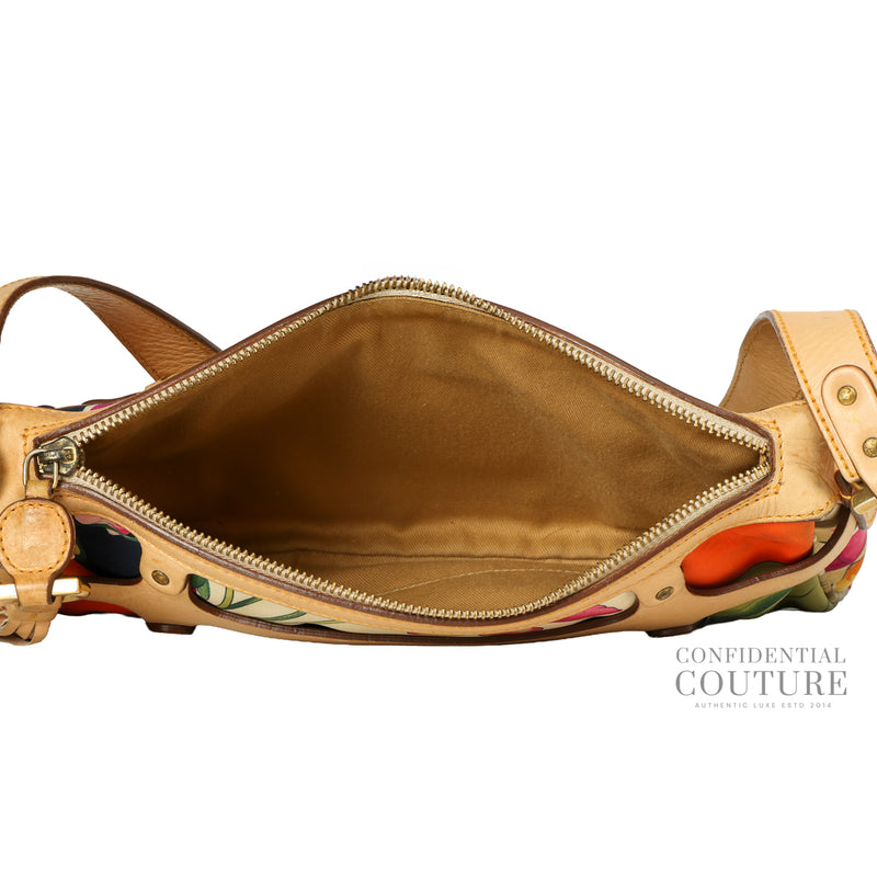 Multicolor Nylon Fiera Print Shoulder Bag