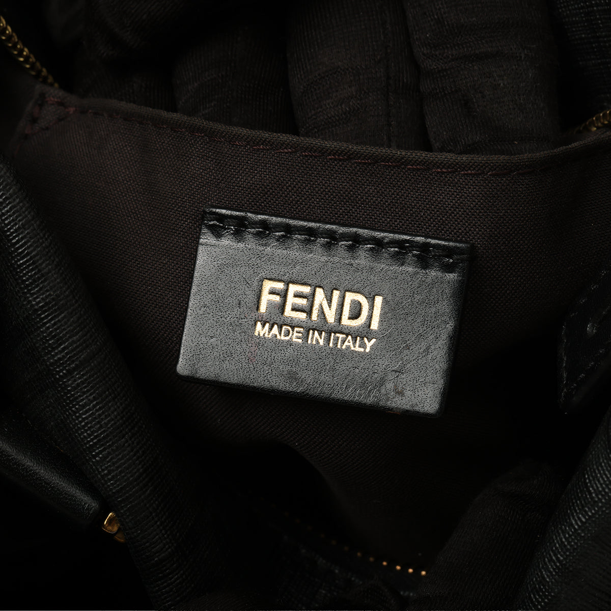 Black Small Noccino Zucchino Spalmati Coated Canvas Forever Bauletto Boston Bag