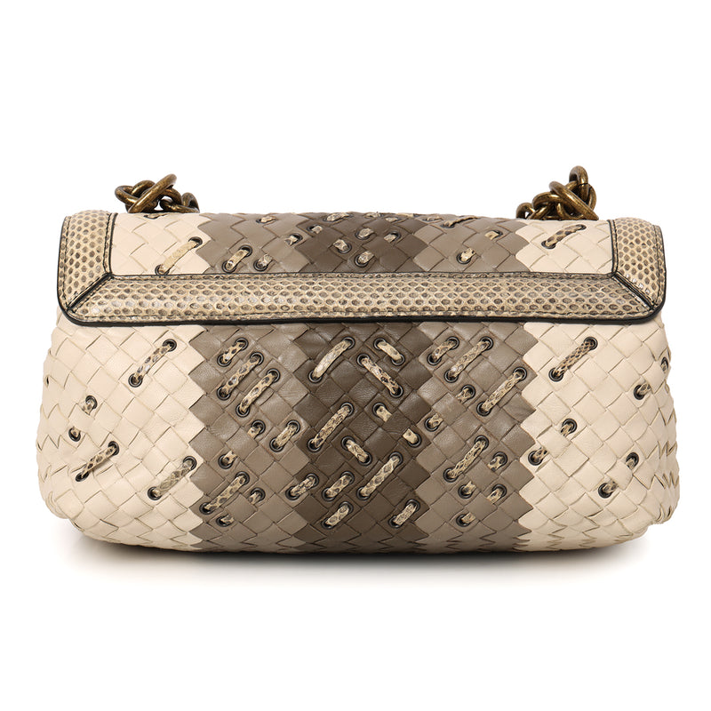 Multicolor Intrecciato Olimpia Knot Shoulder Bag One Size