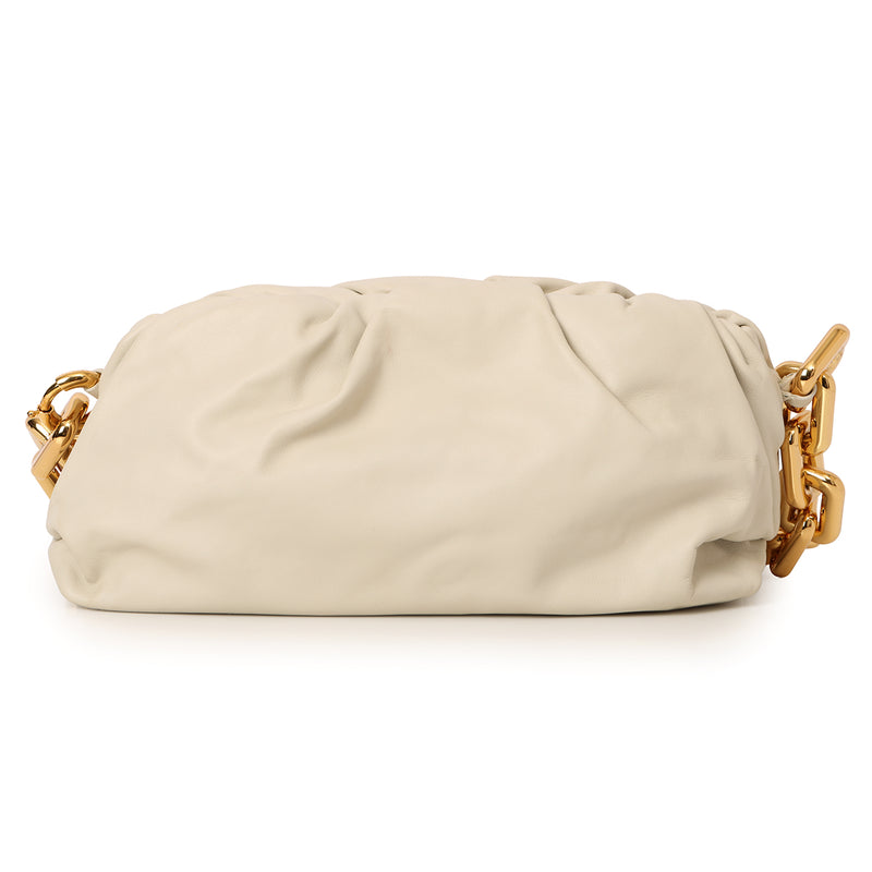 Ivory Chain Pouch Shoulder Bag
