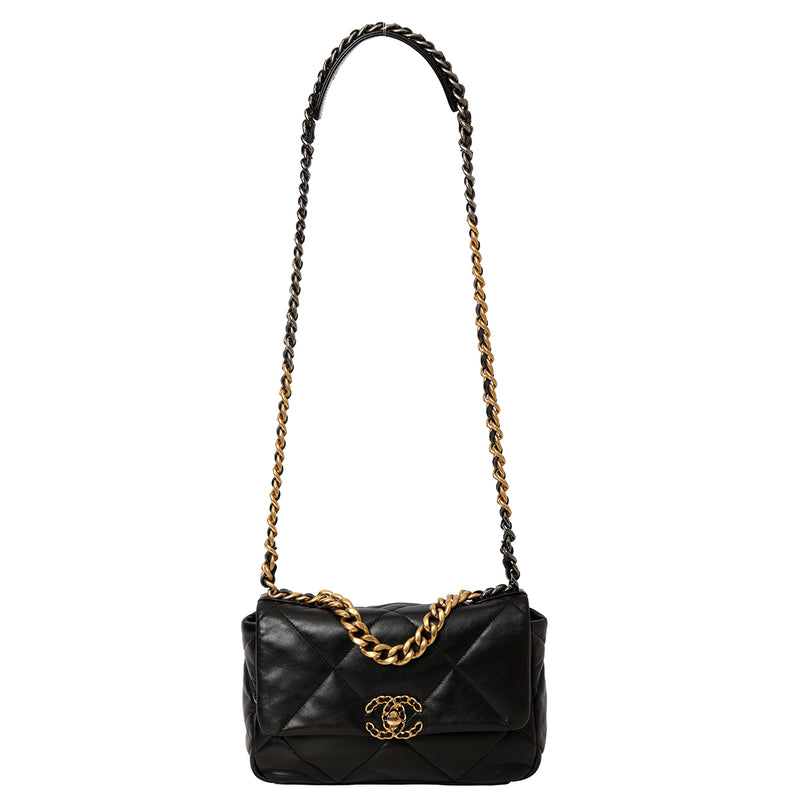 19 Medium Black Bag