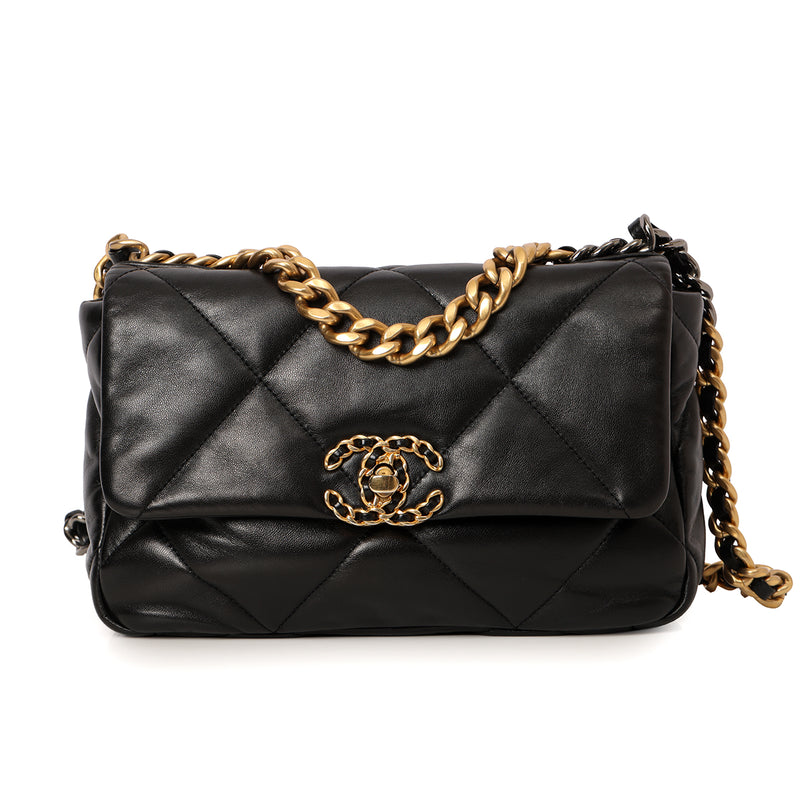 19 Medium Black Bag