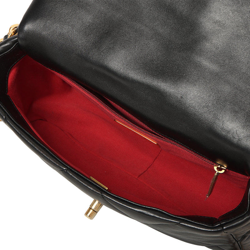 19 Medium Black Bag