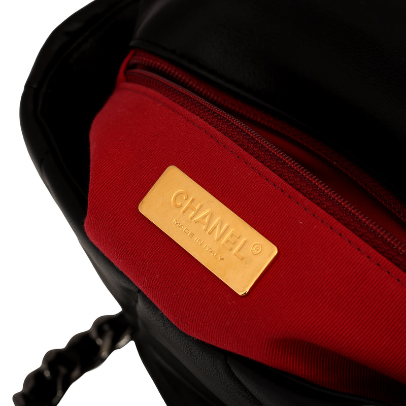 19 Medium Black Bag