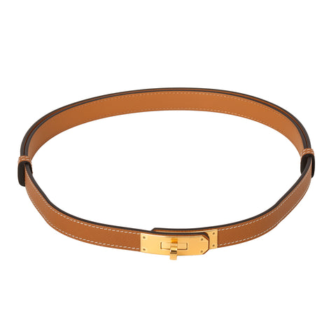 Belt 18 Gold With Gold Hardware