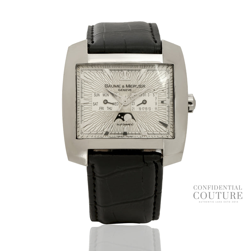 Secondhand Baume & Mercier Hampton Spirit XL Moonphase automatic watch | 42MM