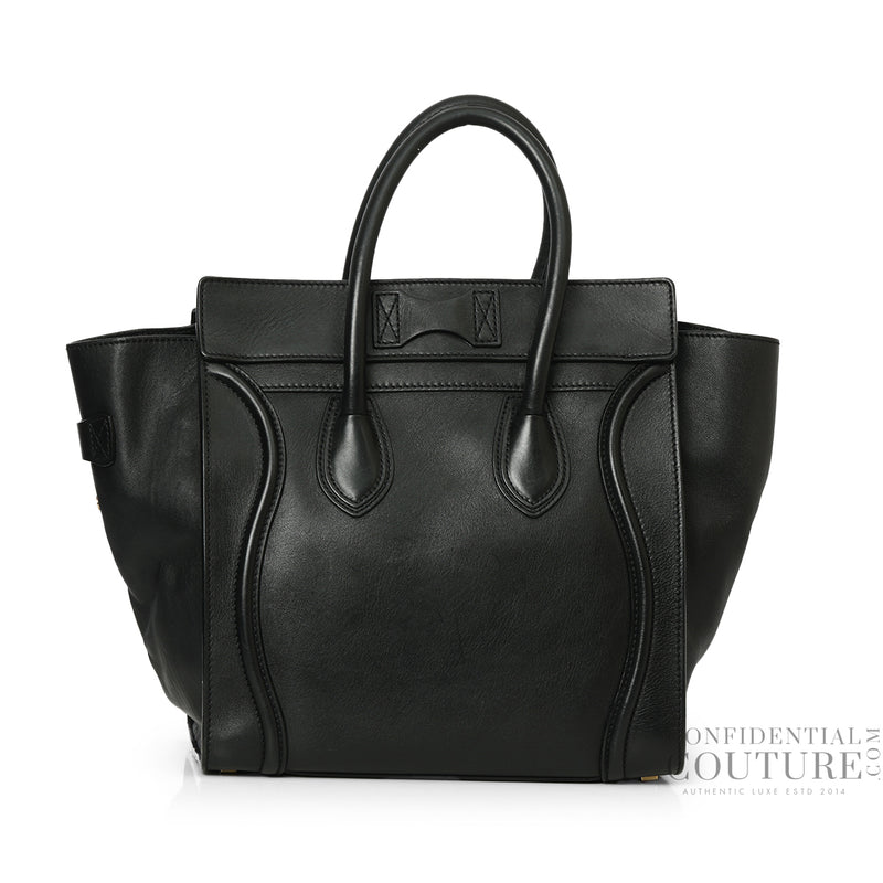 Black Mini Luggage Tote