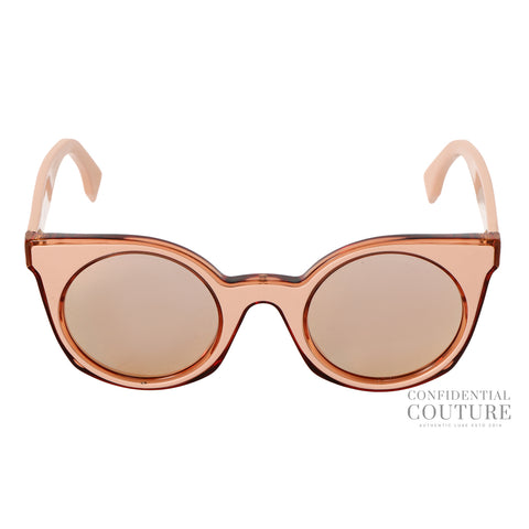 FendiYou Pink Rounded Sunglasses