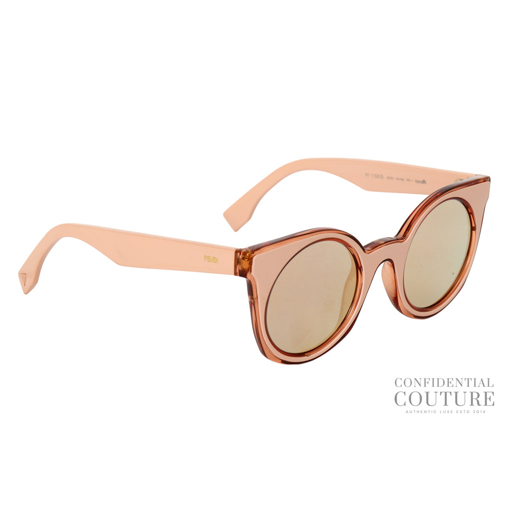 Shop Pre-Owned Fendi FendiYou Pink Sunglasses – Confidential Couture