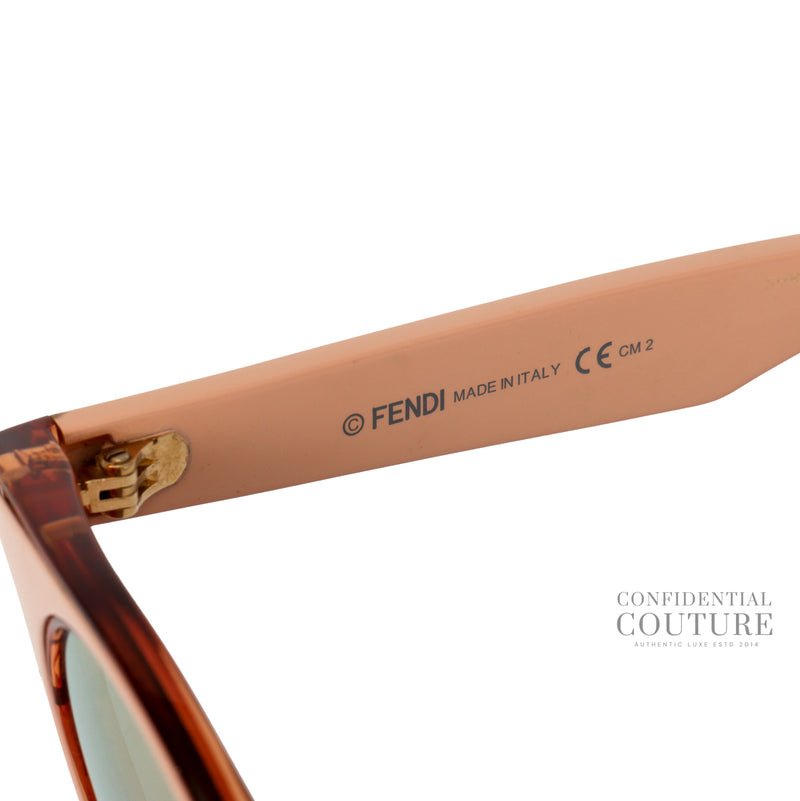 Women fendi fendi you pink rounded sunglasses price