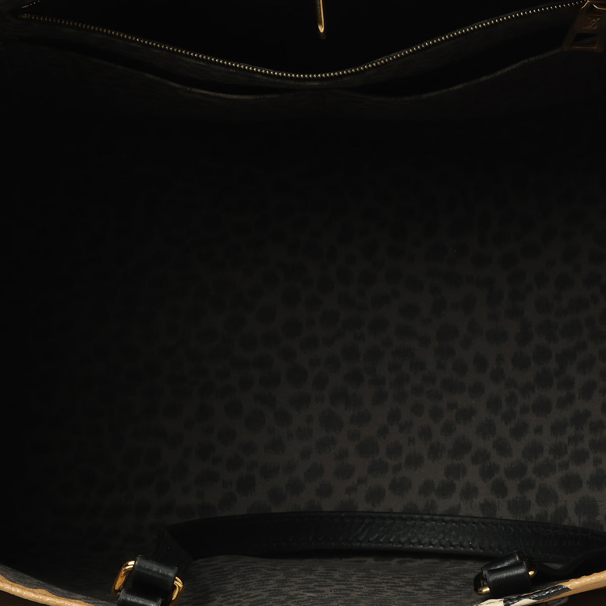 Limited Edition Creme Wild at Heart Monogram Canvas Onthego GM Bag