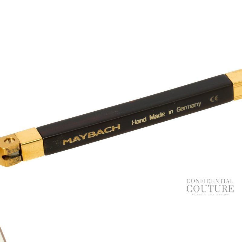 The Wordsmith II 22K Gold Plated Titanium Rim and black Glasses | Powerless Lens