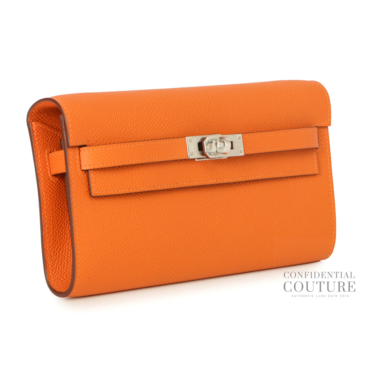 Classique To Go Wallet Epsom OrangeH PHW | 2026