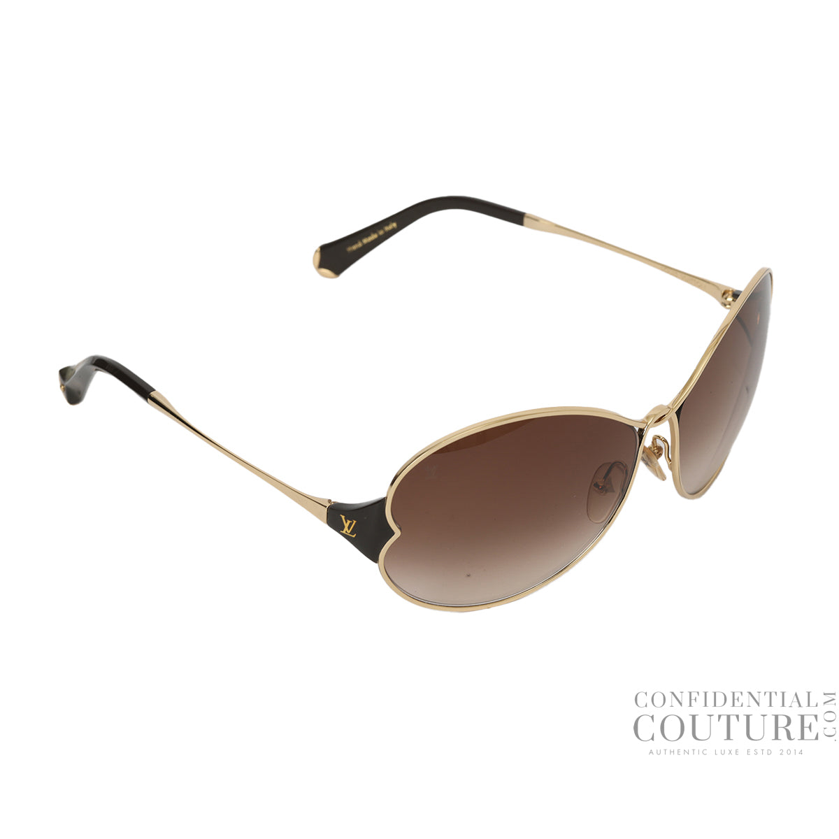 Gold Metal Frame Daisy Sunglasses-Z0262U