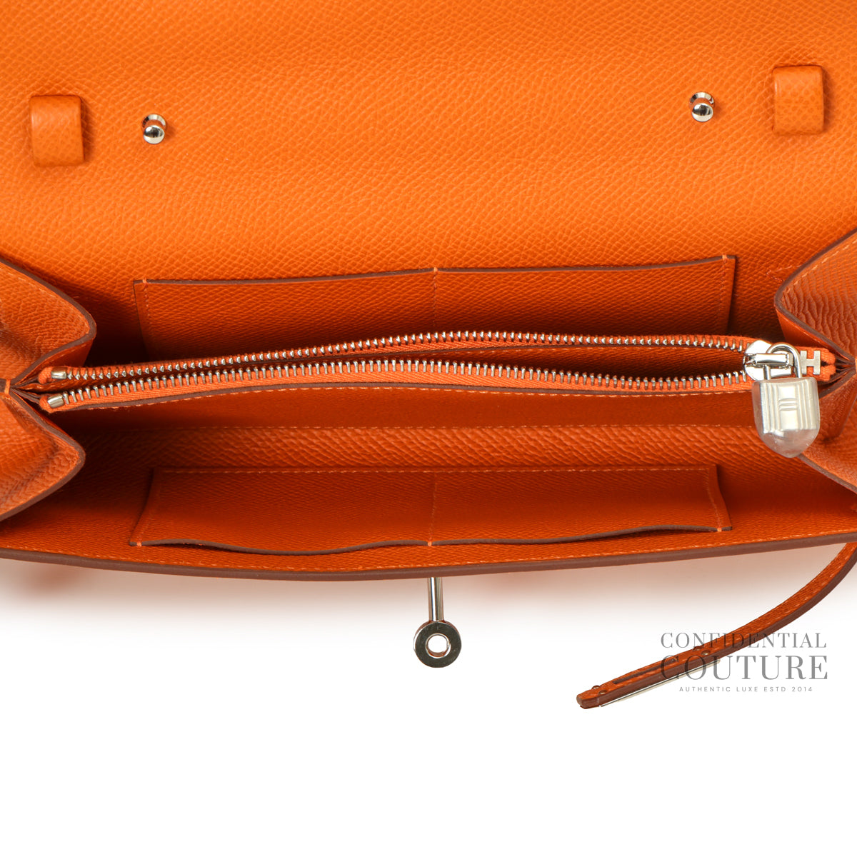 Classique To Go Wallet Epsom OrangeH PHW | 2026