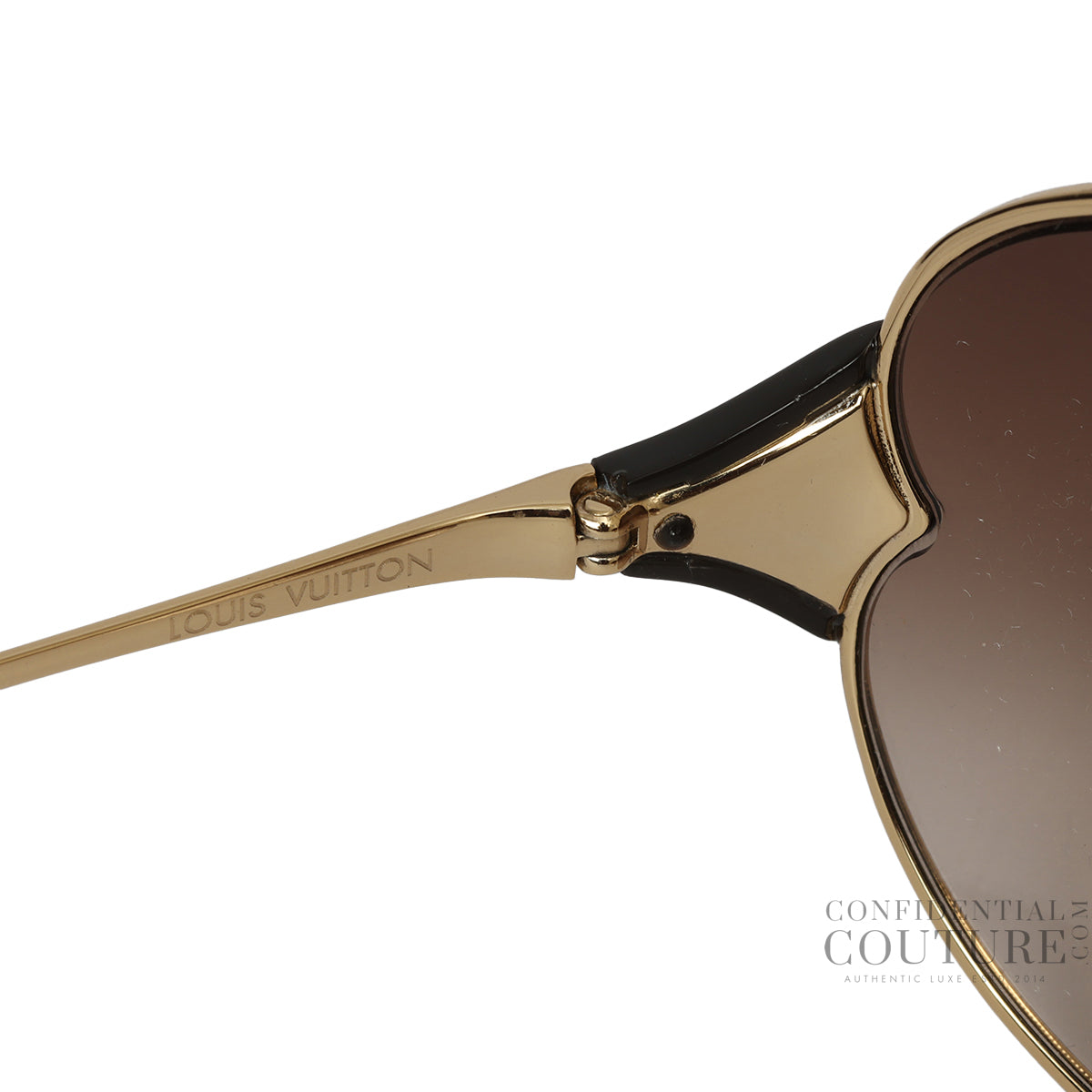 Gold Metal Frame Daisy Sunglasses-Z0262U