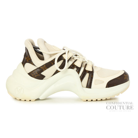 White LV Archlight Sneaker EU 38.5 | US 8.5 | UK 5.5
