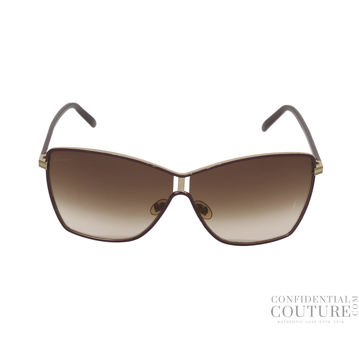 Brown Round Acetate sunglasses