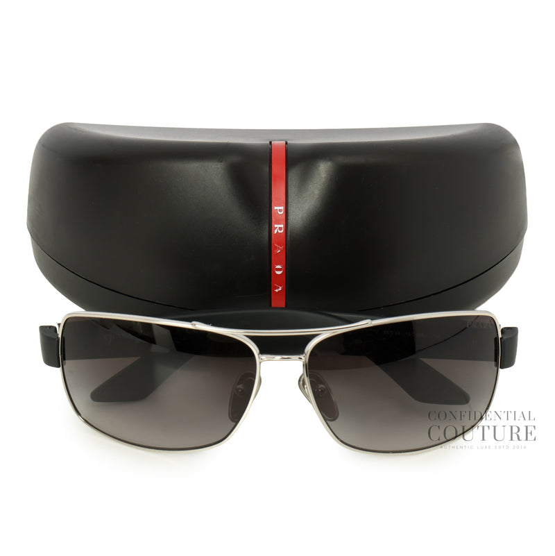 Linea Rossa Men Gradient Grey Lens Pillow Sunglasses - 0PS50ZS5AV02P65