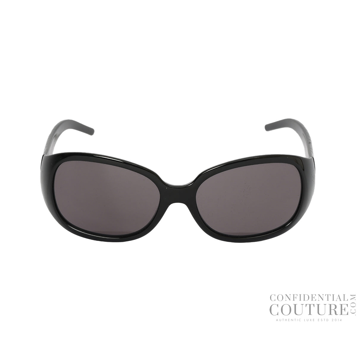 FS444 001 58O17 Black Acetate Monogram Sunglasses