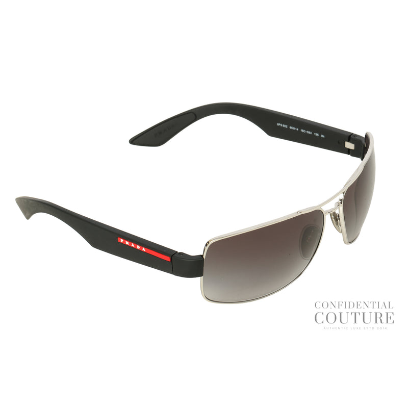 Linea Rossa Men Gradient Grey Lens Pillow Sunglasses - 0PS50ZS5AV02P65