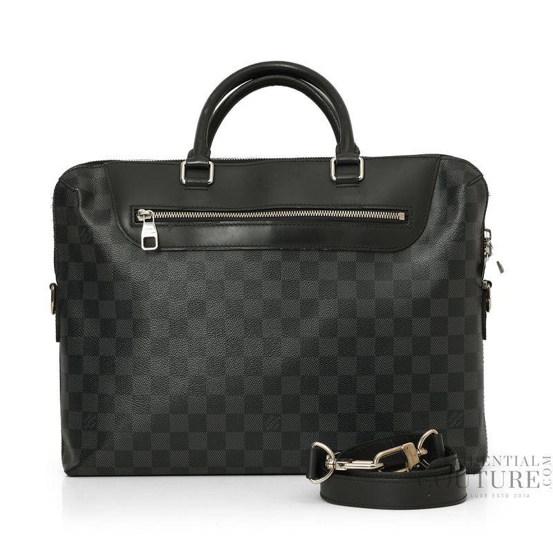 Damier Graphite Porte-Documents Jour NM