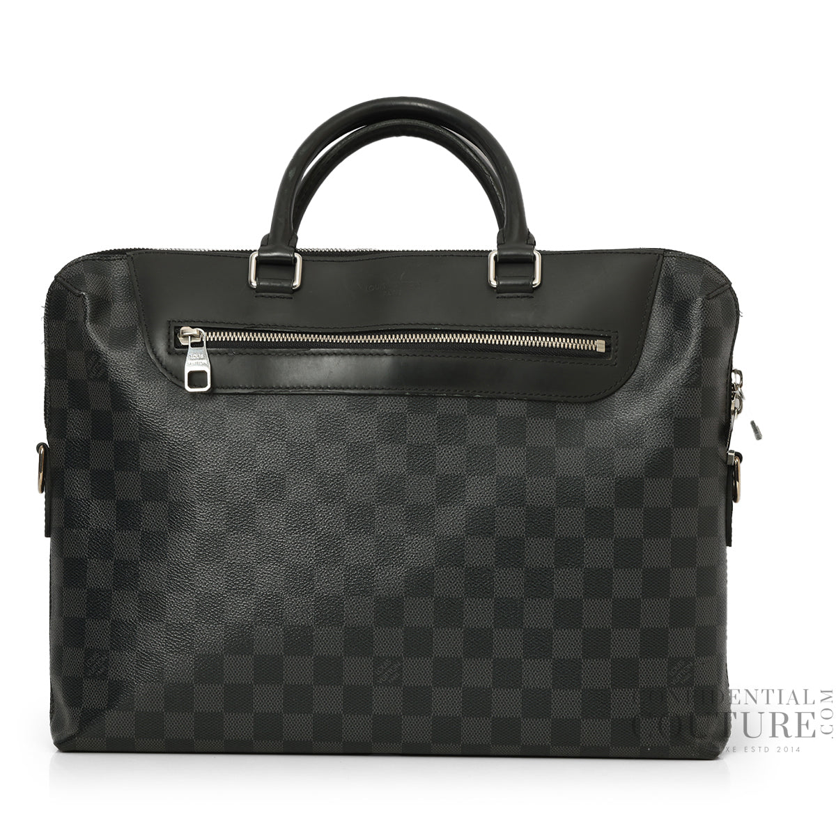 Damier Graphite Porte-Documents Jour NM