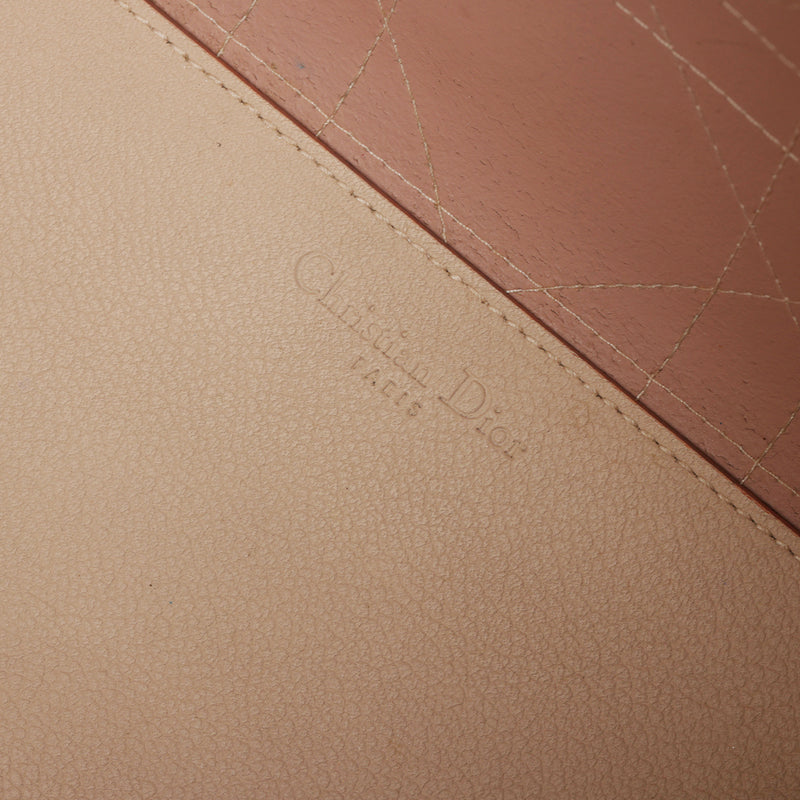 Rose Poudre Medium Leather Cannage Quilted Ultradior Bag