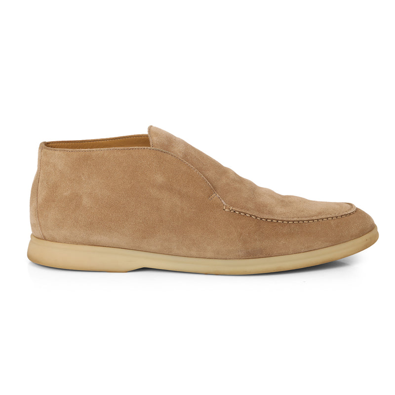 Loro Piana Open Walk Ankle Boot - Light Wood Size 44