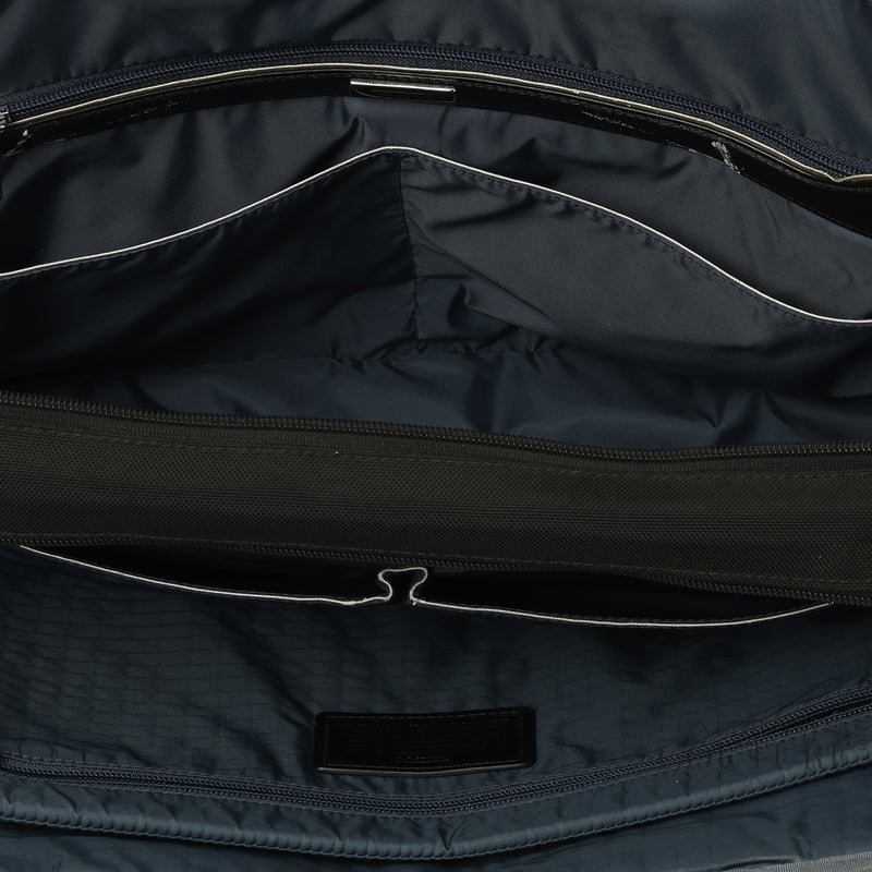 TUMI Black Leather Briefcase