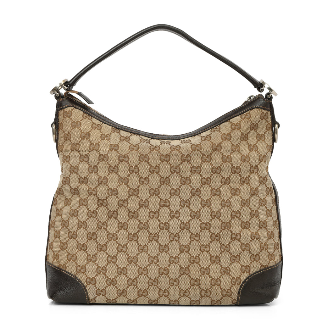 GG Canvas Beige/Brown Hobo Bag – Confidential Couture