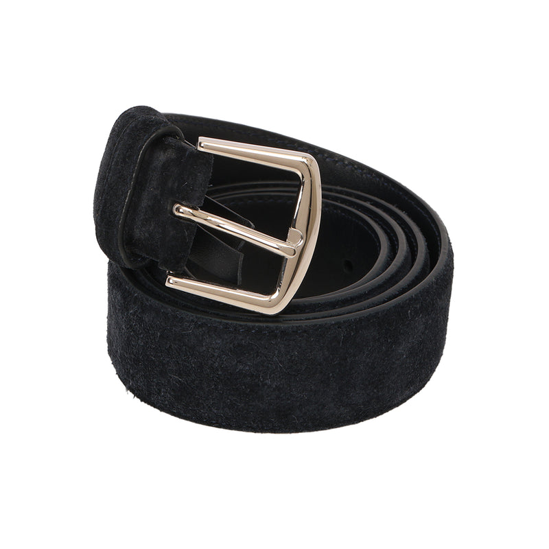 Pre-loved Loro Piana Men's Alsavel Belt - Classic Blue 95cms