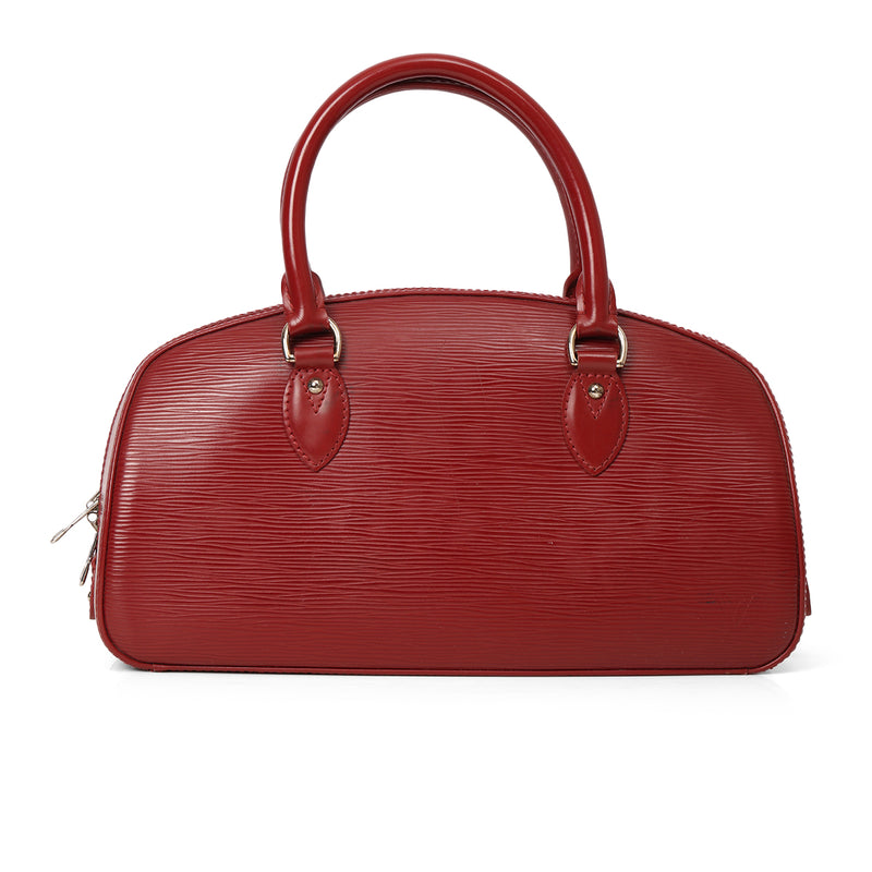 Women pre loved louis vuitton maroon epi leather jasmin bag one size