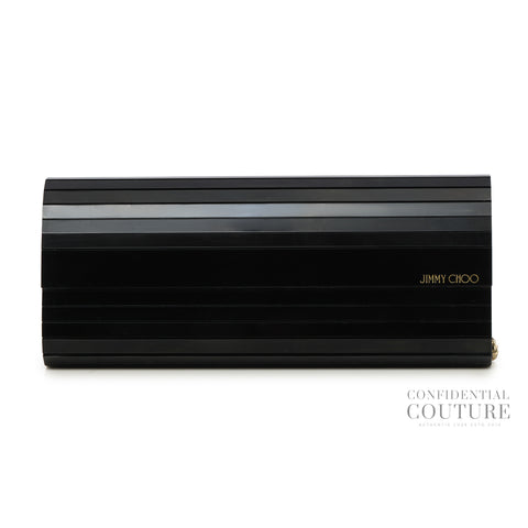 Sweetie Black Clutch with Detachable Strap