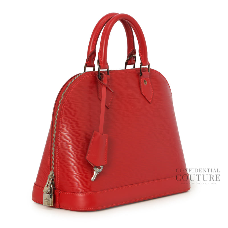 Rouge Epi Leather Alma PM Bag