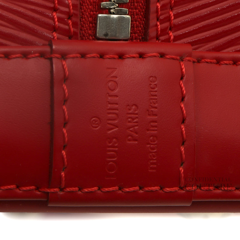 Rouge Epi Leather Alma PM Bag
