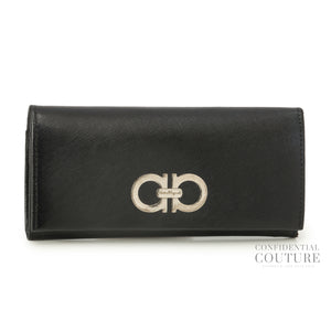 Gancini Continental Black Wallet