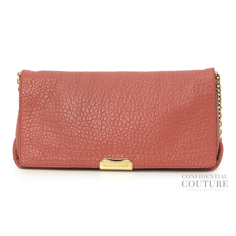 Dusty Rose Grained Leather Mildenhall Shoulder Bag