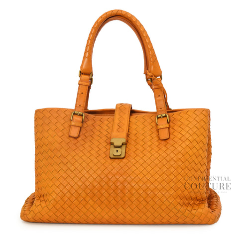 Medium Mustard Roma Tote Bag