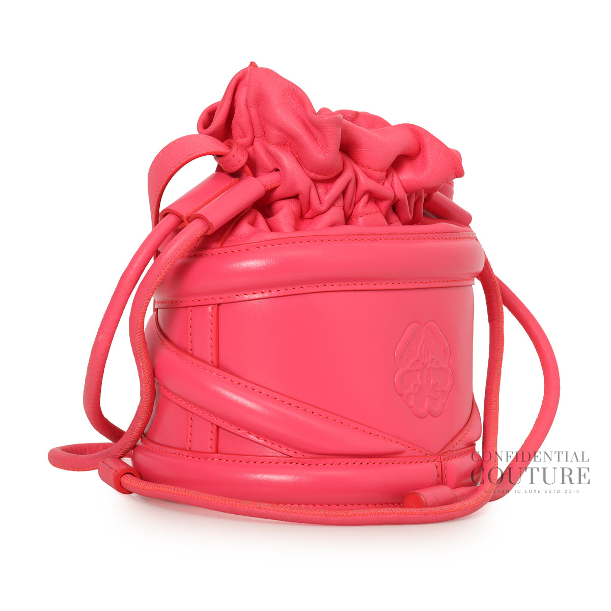 Pink The Soft Curve Bucket Bag