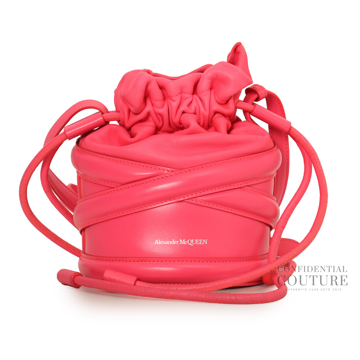 Pink The Soft Curve Bucket Bag