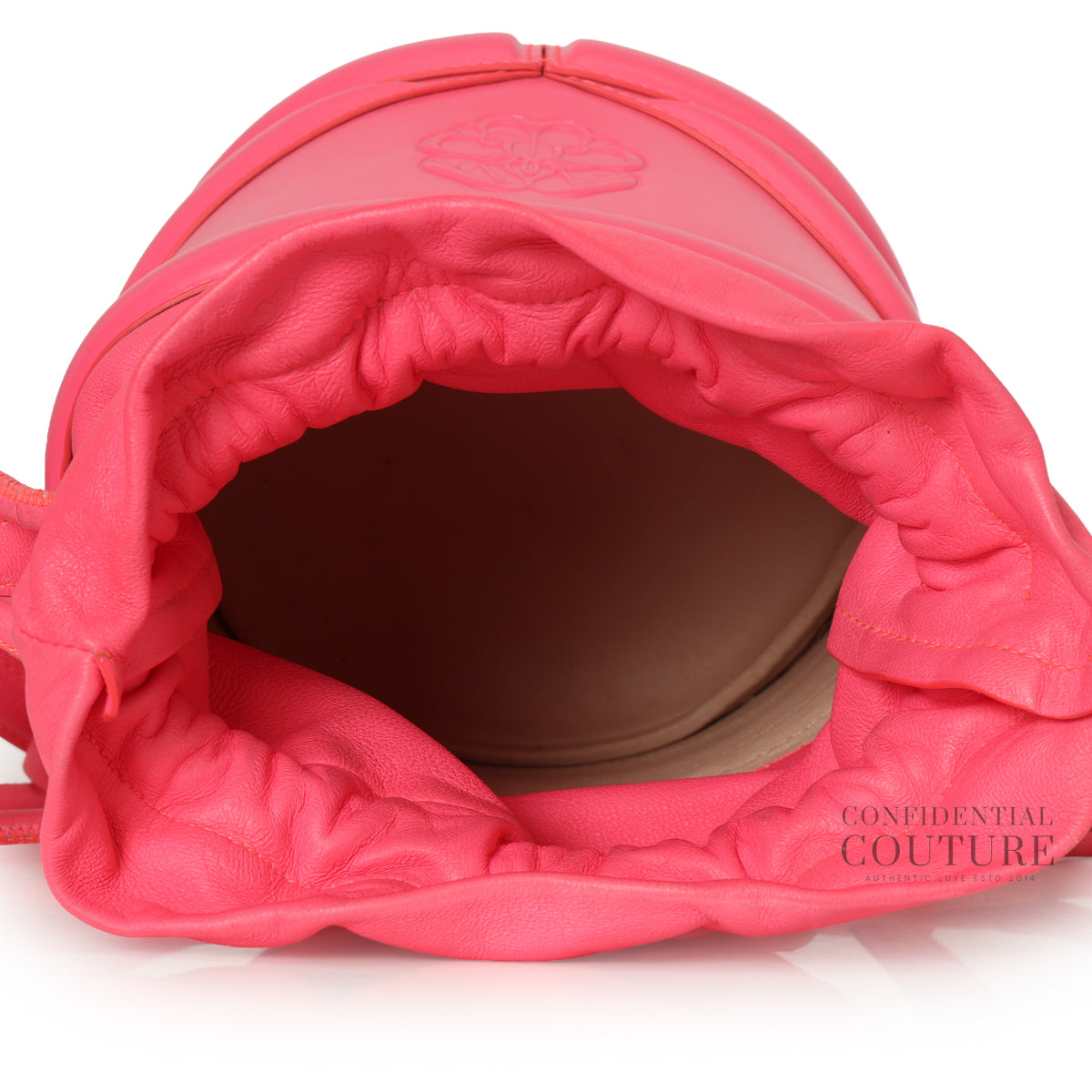 Pink The Soft Curve Bucket Bag