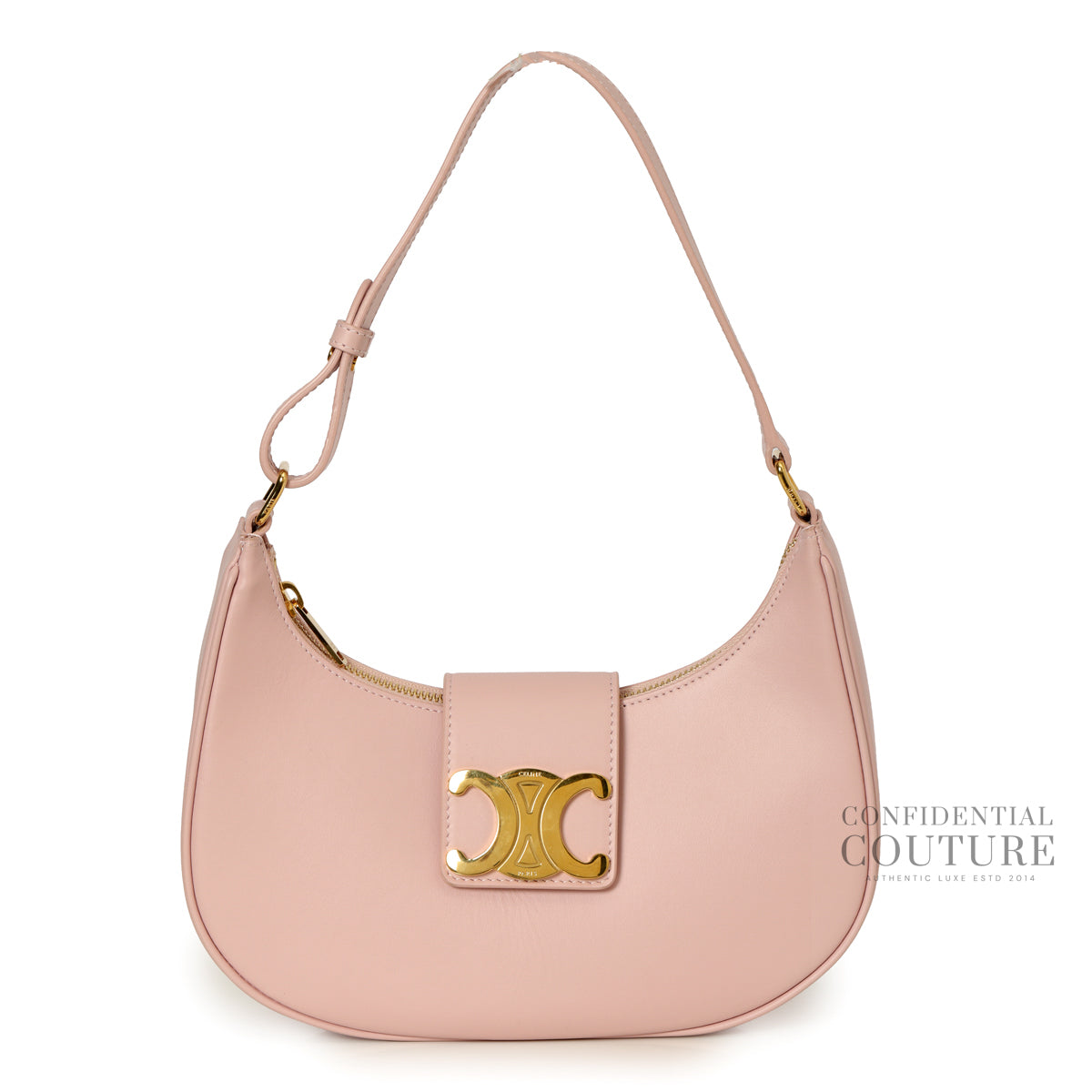 Ava Triomphe Pink Medium Smooth Calfskin