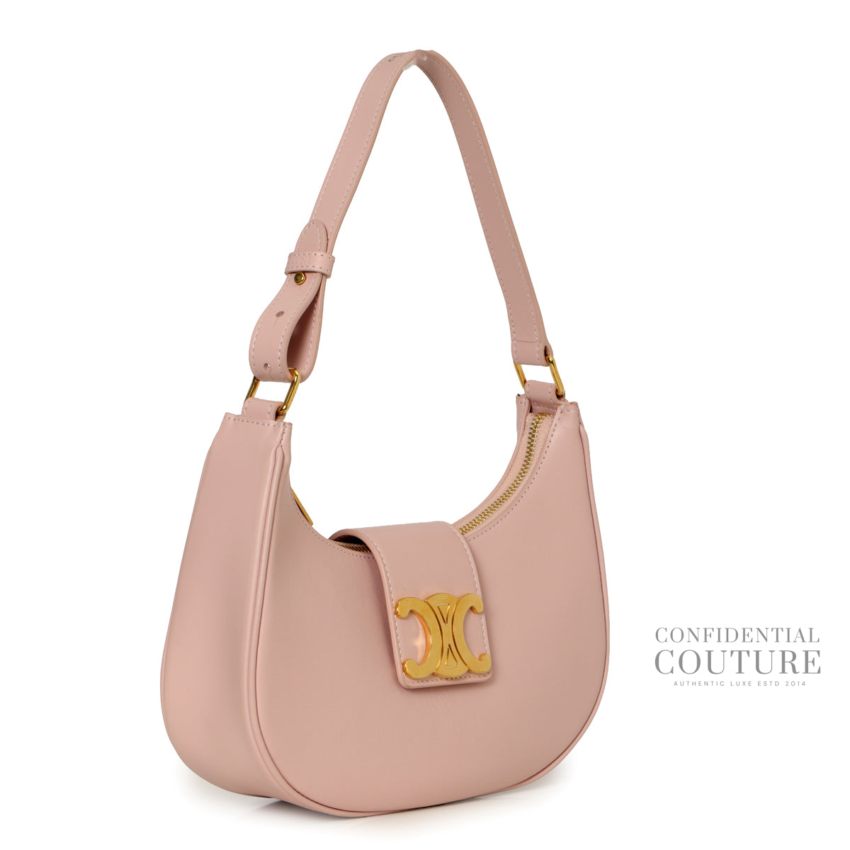 Ava Triomphe Pink Medium Smooth Calfskin
