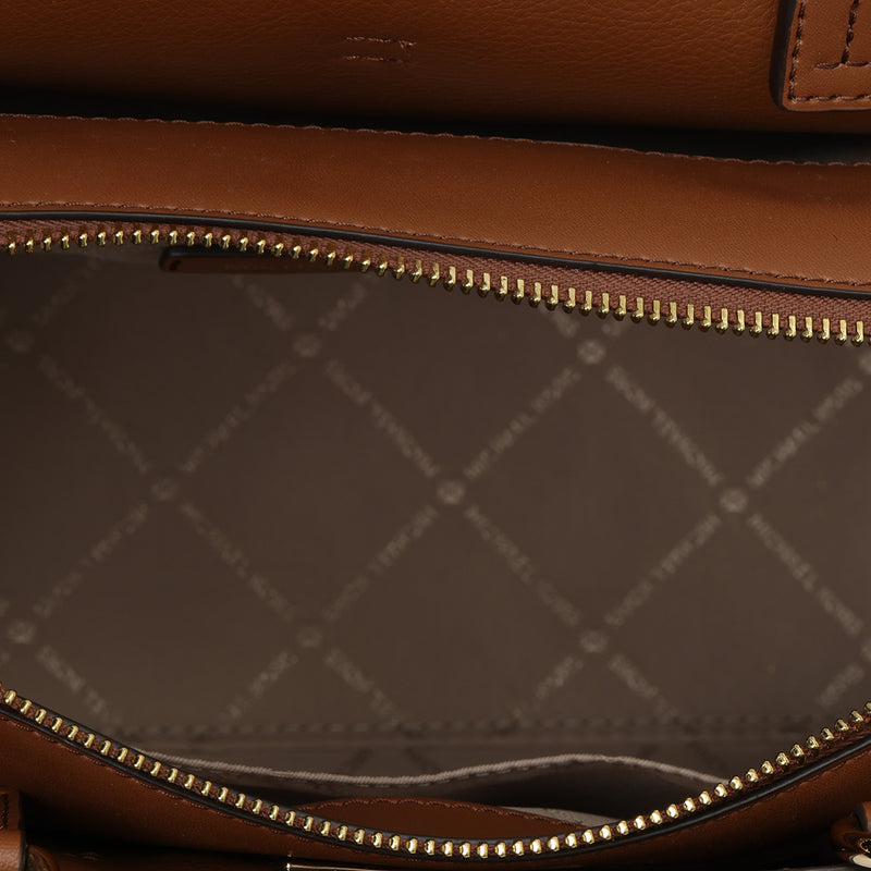 Women Michael Kors Reed Small Signature Logo Satchel
