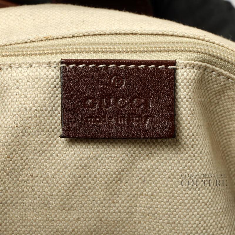 Beige/Brown GG Canvas Medium Sukey Tote Bag