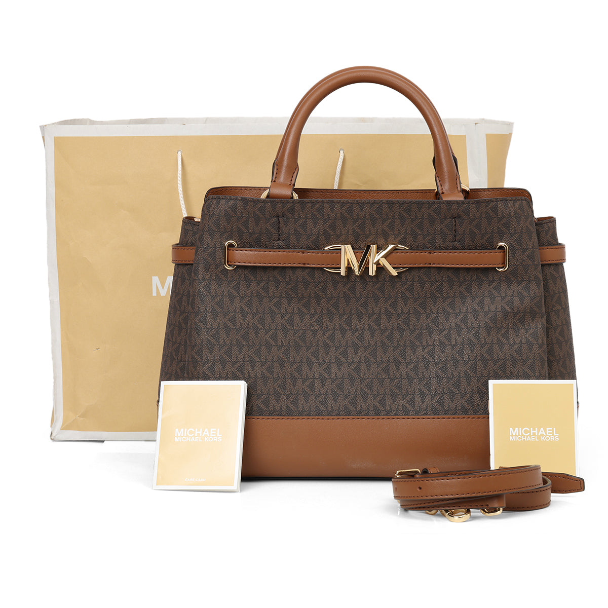 Reed Small Signature Logo Satchel