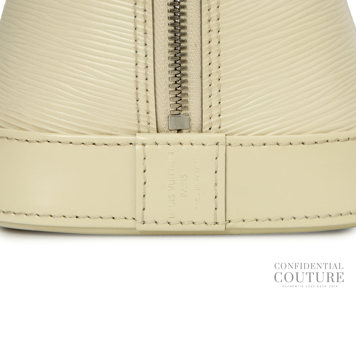 Ivory Epi Leather Alma PM Bag